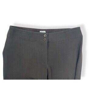 Armani Collezioni Black Pants Womens Size 6 2-Button Business Night Formal Pants